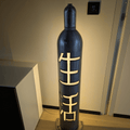 Individualisierbare Stehlampe Kanji Cylinder kaufen – warmes Licht