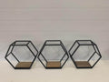 Hexagon Wandregal Set schwarz kaufen – Wohnzimmer Dekor