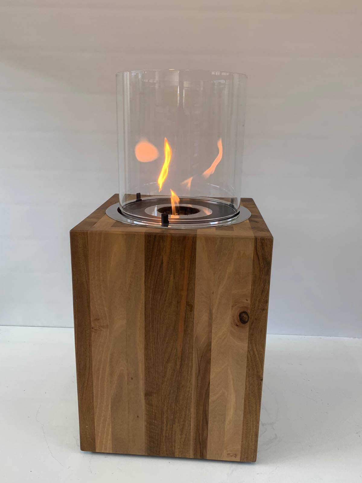FlameCube Feuerstelle stilvolle Terrassen Dekoration
