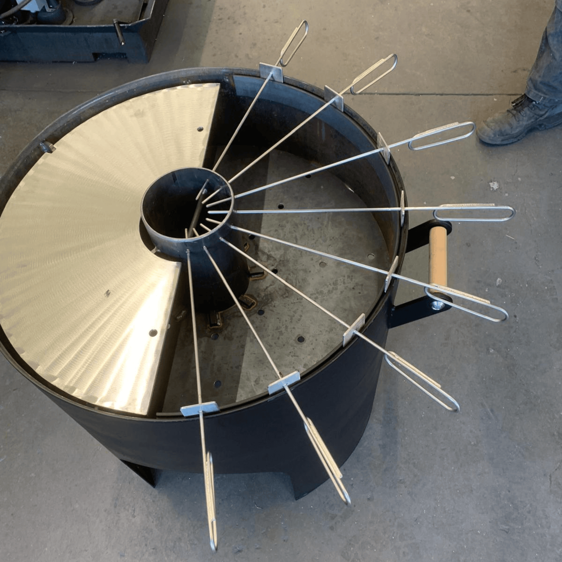 Rundgrill Alluvio FireCircle runde Grillfläche