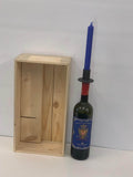 Weinflaschen-Kerzenhalter Bottle Flame romantische Atmosphäre