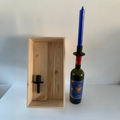 Weinflaschen-Kerzenhalter Bottle Flame dekorative Tischbeleuchtung